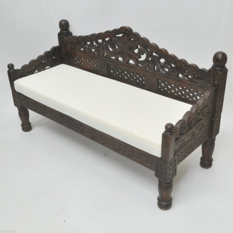 Hand Carved Daybed Small