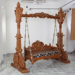 Wooden Carved Swing