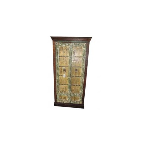 Reclaimed Hand Painted Cottage Chic Distressed Vintage Cabinet